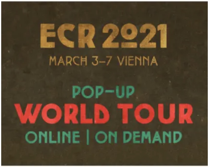 We presented three posters at ECR 2021