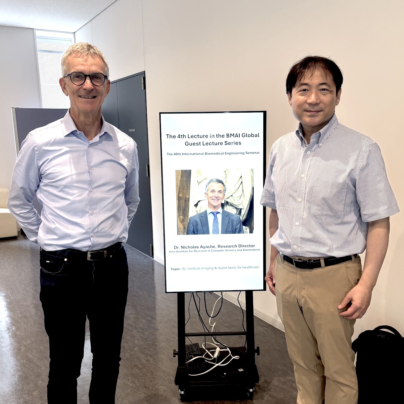 BMAI Research Unit hosted a lecture by Dr. Nicholas Ayache