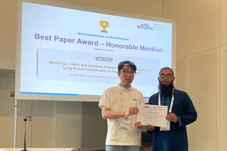 Our paper received an award at EMA4MICCAI 2026 Workshop